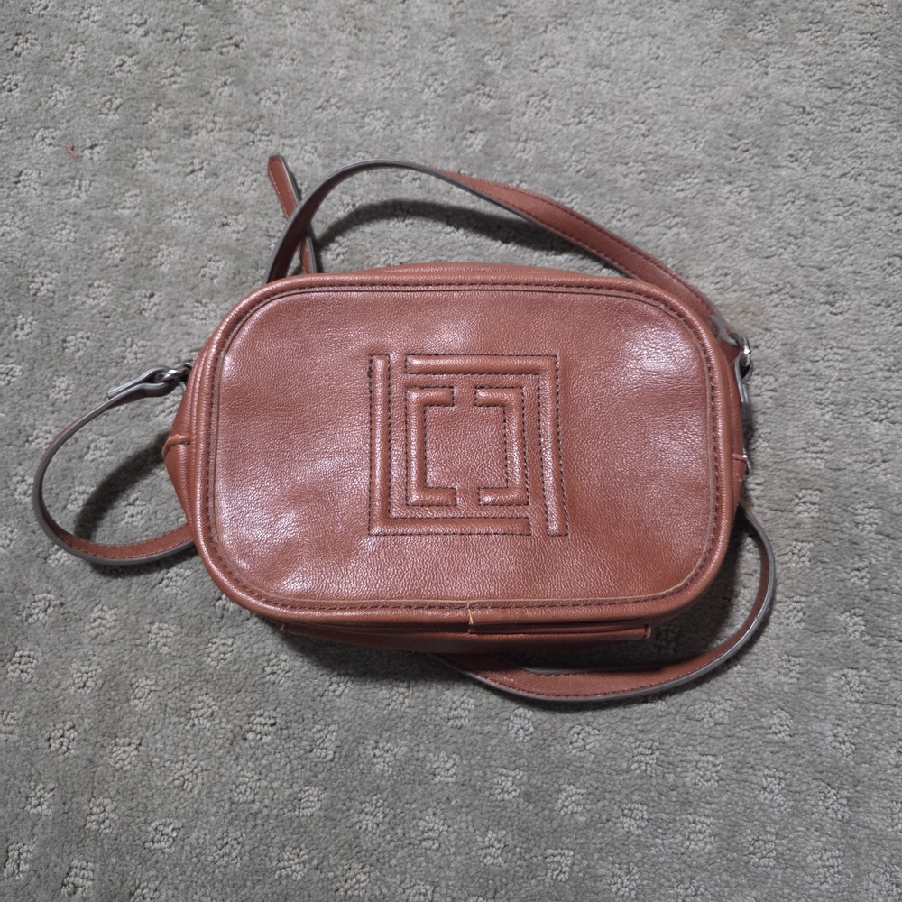 Brown Leather Crossbody Bag